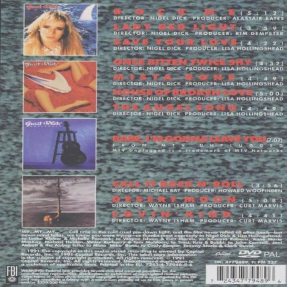 DVD！GREAT WHITE / MY...MY...MY... Great White – MyMyMy – DVD (DVD-Video, PAL